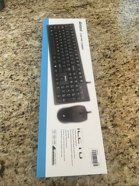 NEW iC210 Black USB Wired Keyboard and Mouse Combo